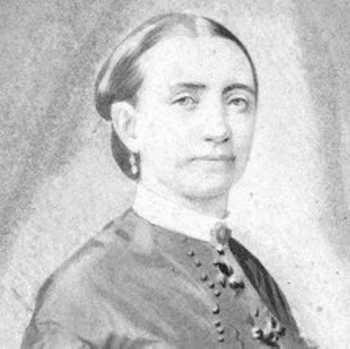 Black and white portrait of Kate Warne of Pinkerton