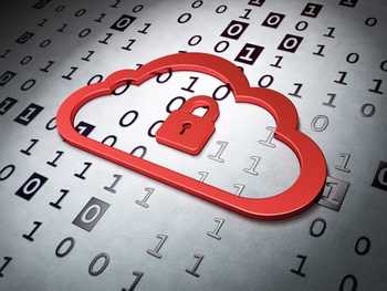 decorative illustration for cloud data security