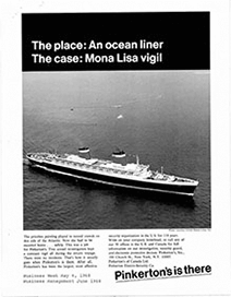 The place: An ocean liner. The case: Mona Lisa...