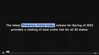 Video about Pinkerton Crime Index